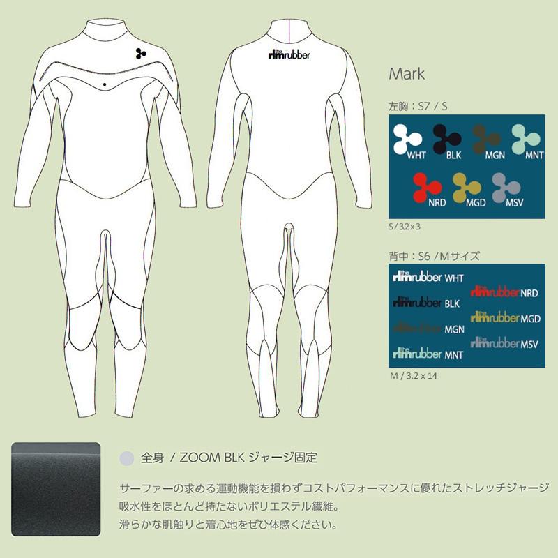 日本製 The RLM Rubber ウェットスーツ 3mm フルスーツ FAST STOCK