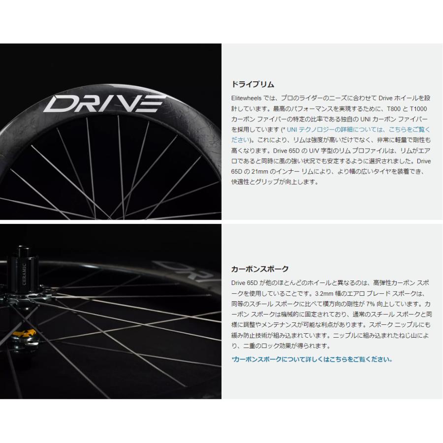 ELITEWHEELS エリートホイール Drive 65D ドライブ ディスクブレーキ