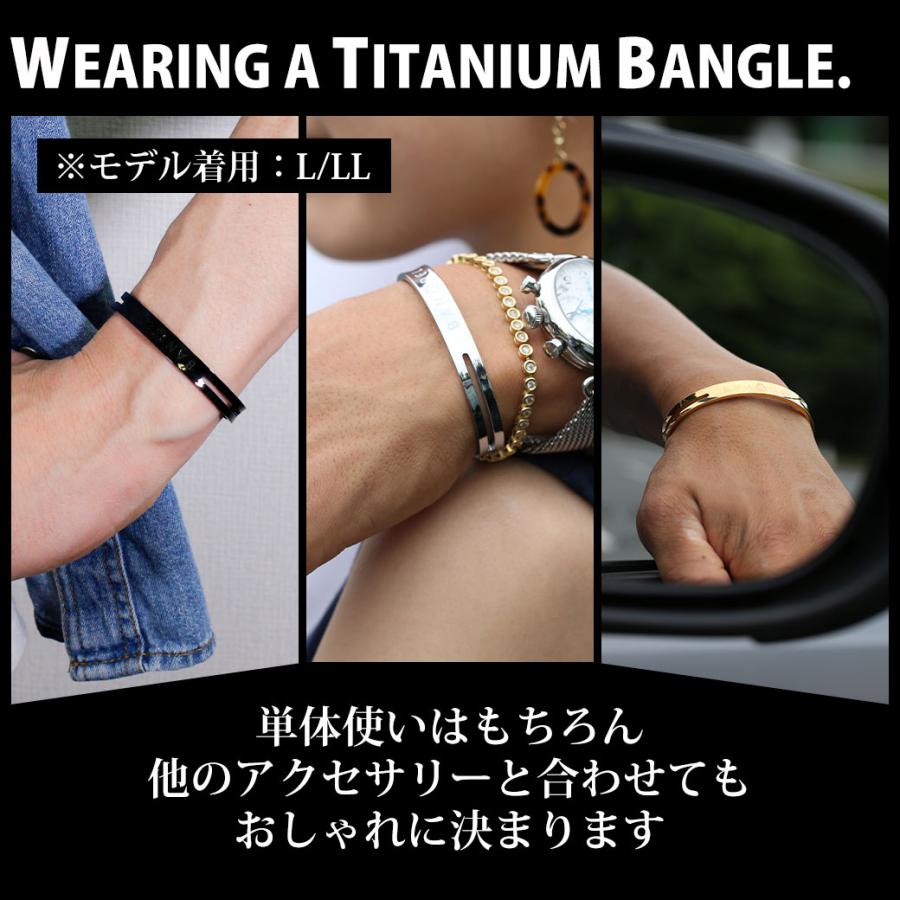 BANDEL（バンデル） チタン 純チタン バングル ブレスレット メンズ