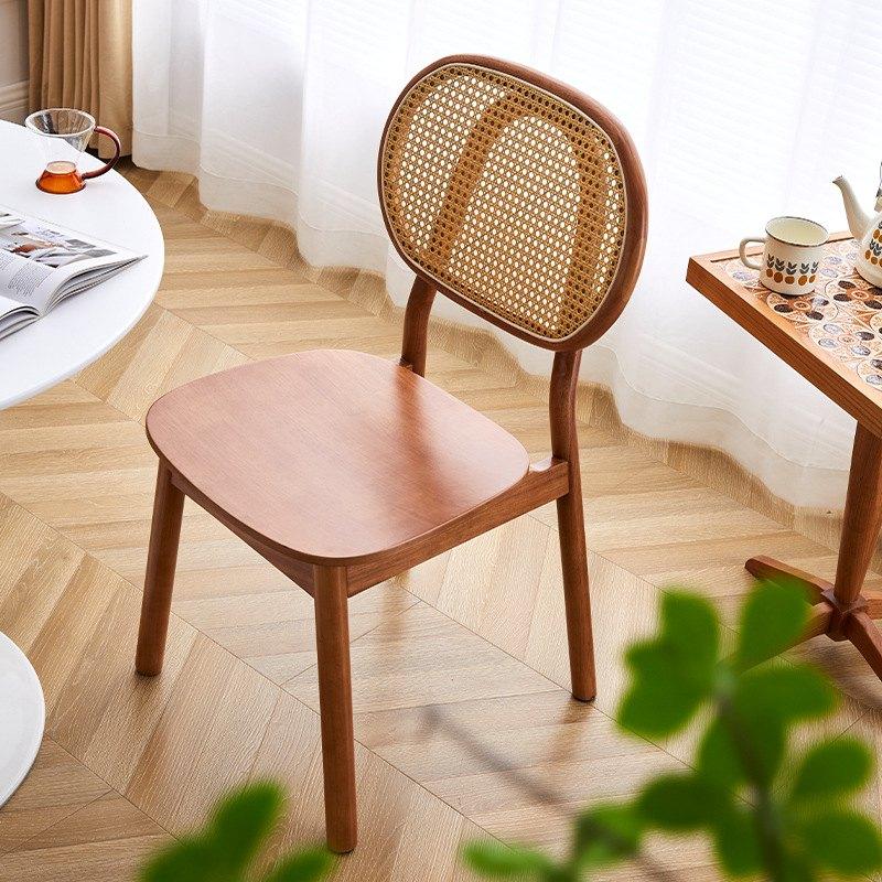 5年保証】【要組立品】ダイニングチェア 1脚 ラタンチェア 椅子 チェア