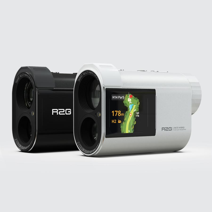 R2G レーザー距離計 MATE HYBRID グレー ゴルフ レーザー 距離 計測