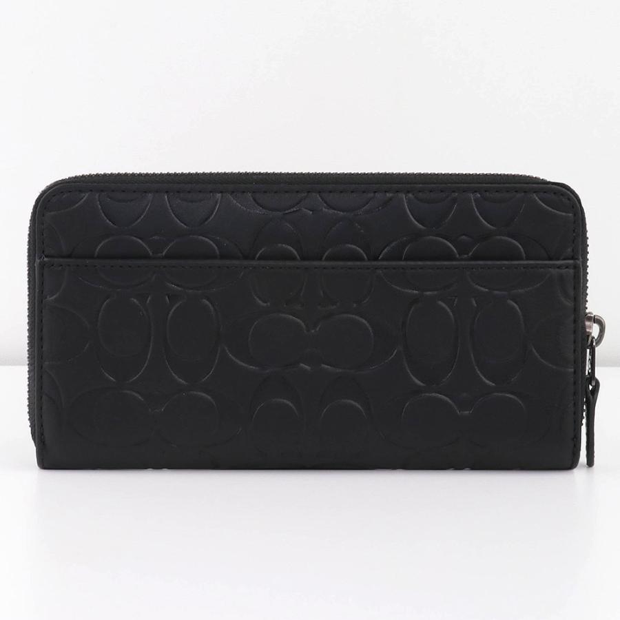 COACH（コーチ） 財布 長財布 CE551 QBBK エンボス シグネチャー