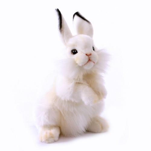HANSA 3313 白ウサギ 30 WHITE RABBIT うさぎ ぬいぐるみ : HONDA