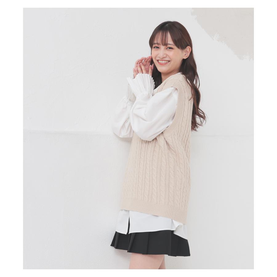 Honeys（ハニーズ） トップス ニット セーター ノースリーブ ベスト