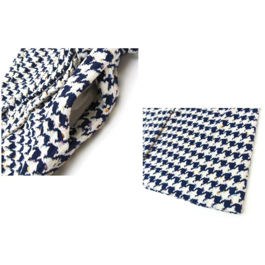 CHANEL（シャネル） 千鳥格子柄 ロングコート ツイード ココマーク