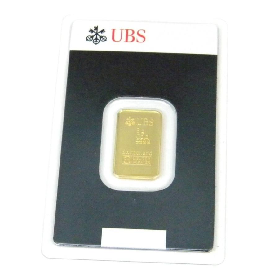 UBS 純金 インゴット 5g ゴールドバー 24金 k24 金塊(41645) : 堀田