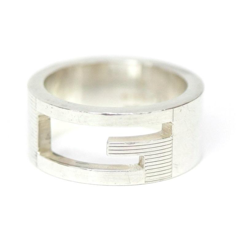 GUCCI（グッチ） 指輪 SVリング ブランデッドG /シルバー/SV925 【中古