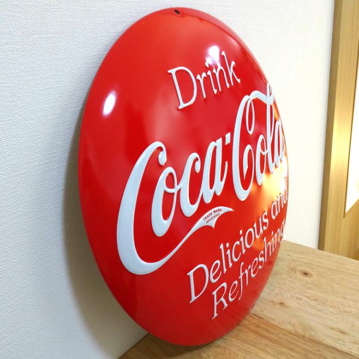 Coca Cola（コカコーラ） ブリキ看板 アンティーク ガレージ プレート