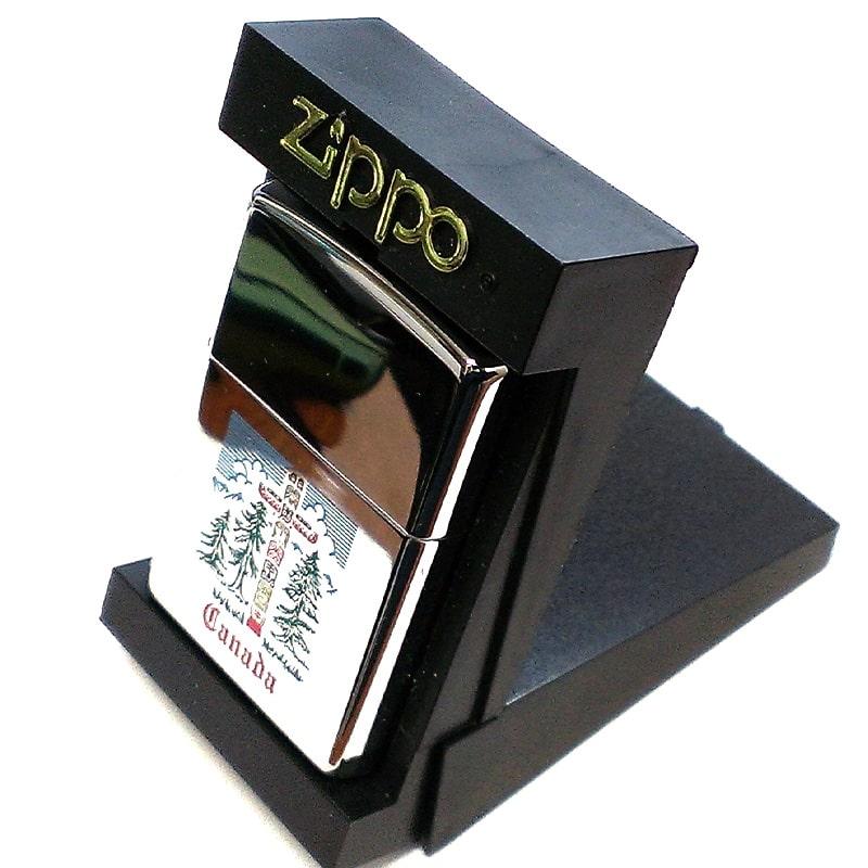 ZIPPO（ジッポー） ライター カナダ製 2001年製 トーテムポール ジッポ