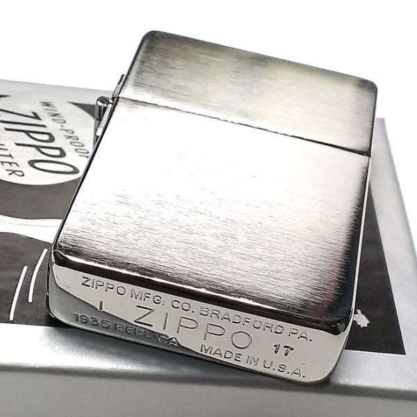 レプリカ ZIPPO ライター ジッポ 1935 復刻レプリカ シルバーサテン