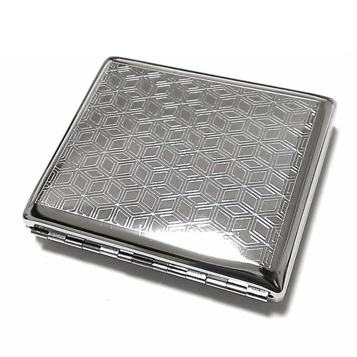 訳あり】シガレットケース 20本 収納 85mm タバコケース 彫刻