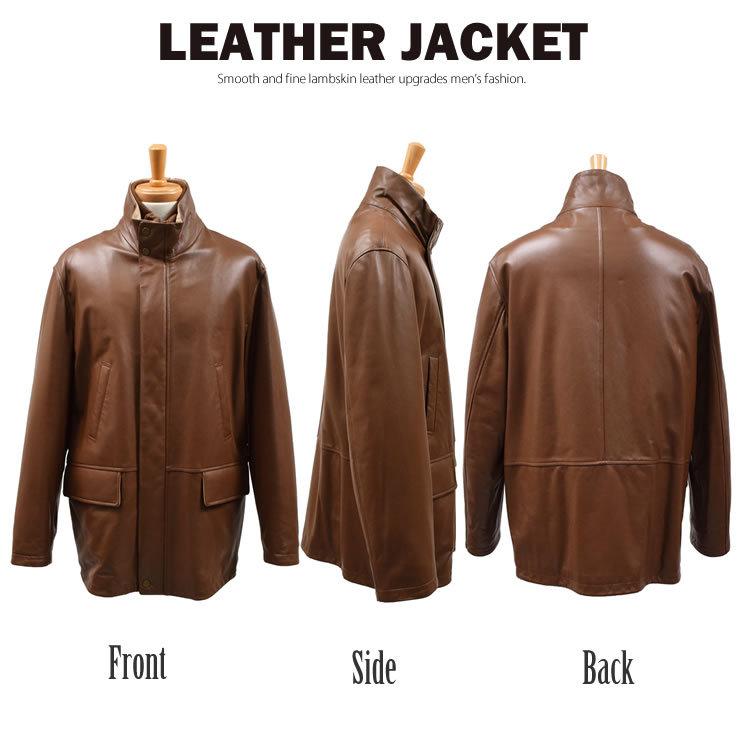 爆買 本革 ソフト ラム レザー ジャケット 本皮 ソフトラム メンズ