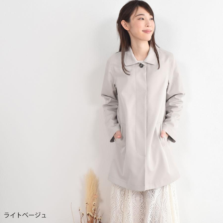 Merfirge 爆買 ステンカラーコート 裏地 チェック柄 ステンカラー