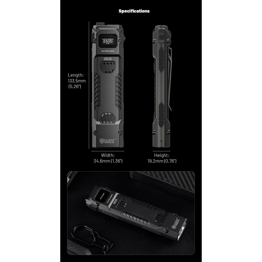 NITECORE（ナイトコア） Nitecore EDC29 ウルトラスリム EDC 懐中電灯