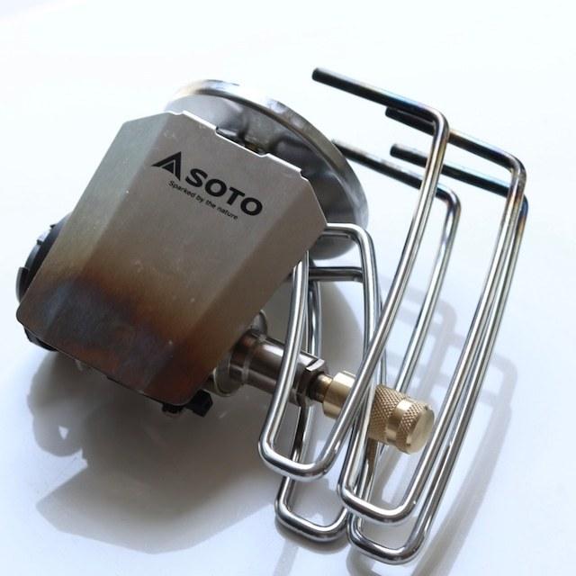 真鍮ノブ soto st-310 brass ソト シングルバーナー キャンプ