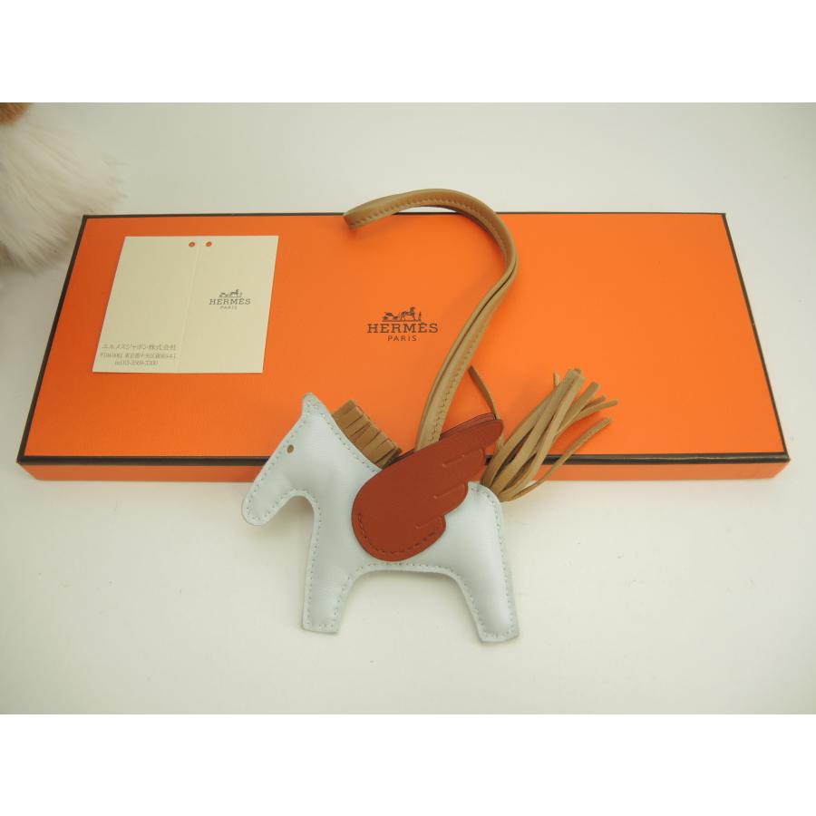 HERMES（エルメス） ロデオPMペガサス アニューミロ 水色茶 バッグ