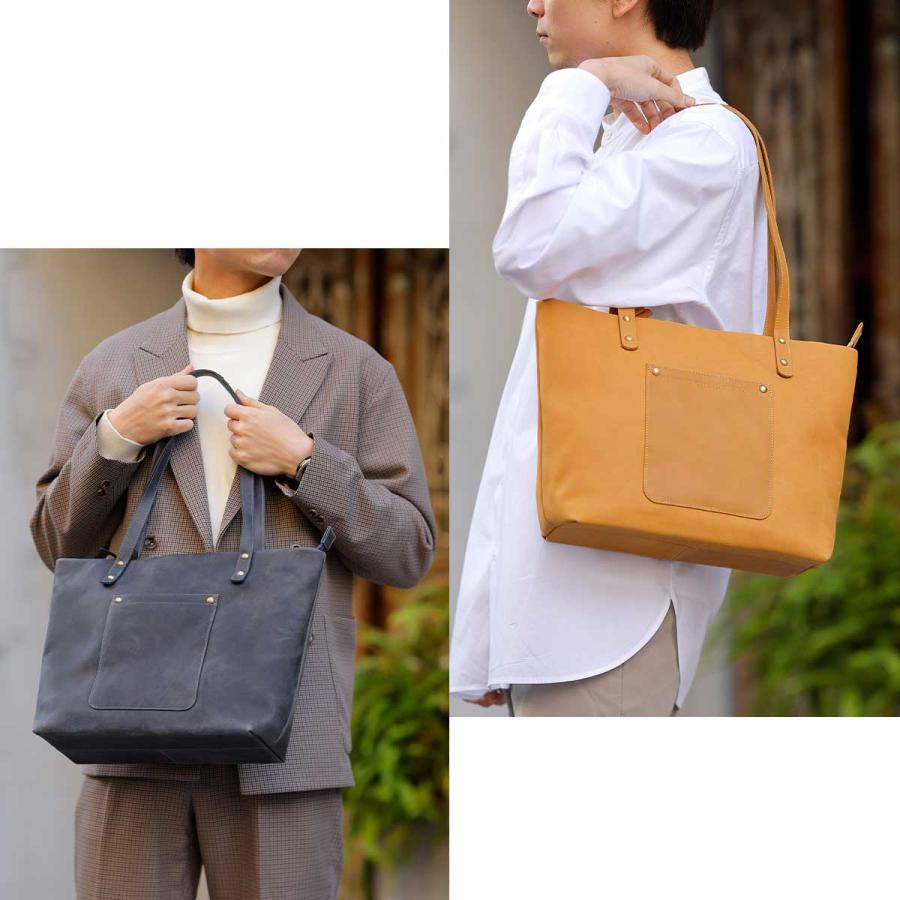 Hallelujah（ハレルヤ） トートバッグ メンズ A4 革 ビジネス 軽量 本