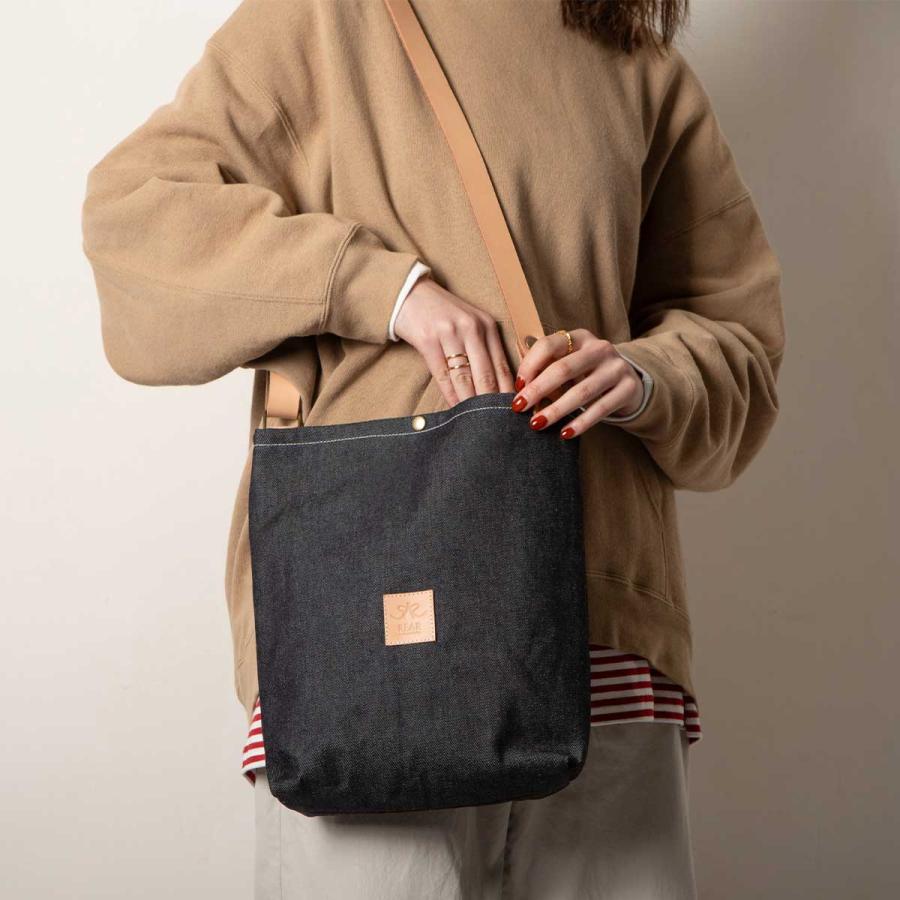 Hallelujah（ハレルヤ） 岡山デニム ショルダーバッグ 栃木レザー 国産