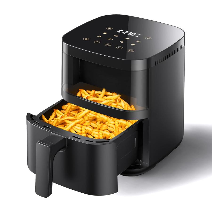 ノンフライヤー 4.5L ノンオイルフライヤー エアフライヤー 1-5人用