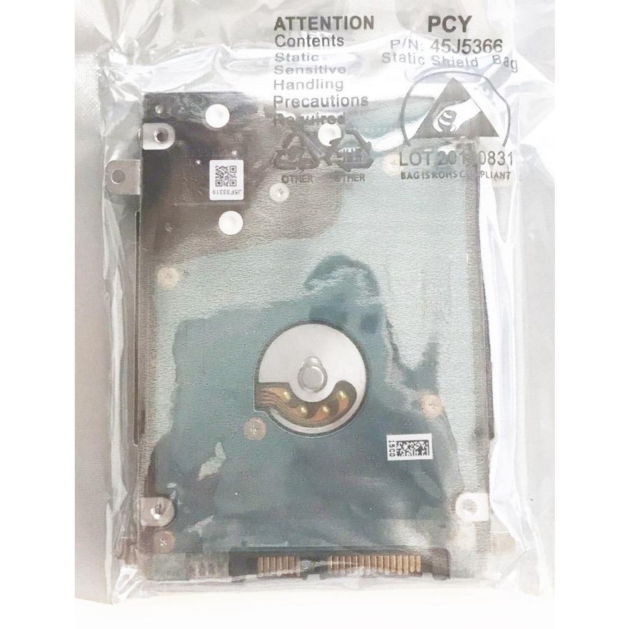 HDD：Lenovo製純正新品 (東芝製) 500GB 5400RPM (04X0917, MQ01ABF050