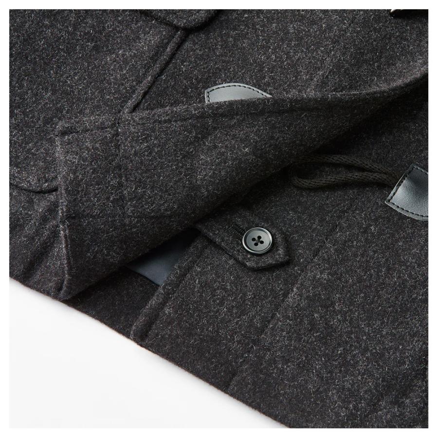 EASTBOY（イーストボーイ） ダッフルコート 紺 チャコール ネイビー