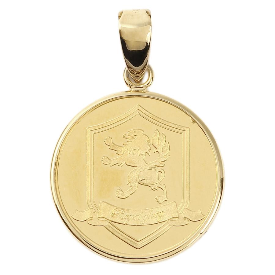 純金 K24 クラウン 王冠 1/25oz ペンダントトップ シンプル枠 金貨