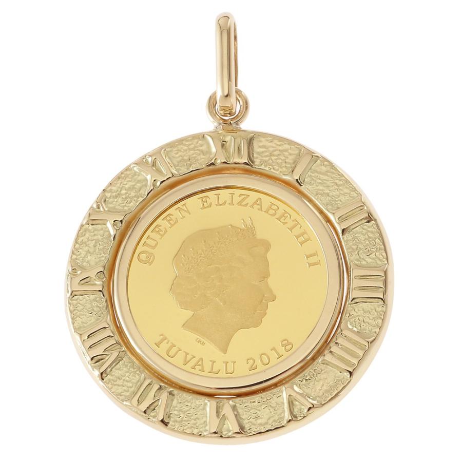 純金 ホース 1/25oz ペンダントトップ 馬 メンズ レディース 時計文字