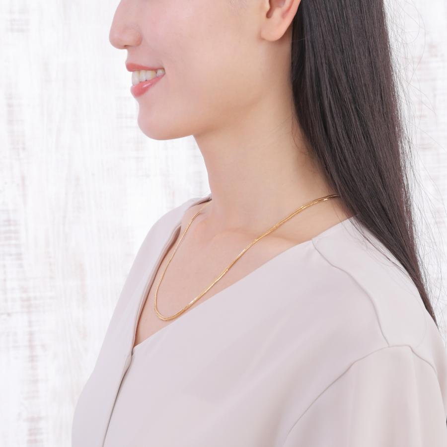 18金 喜平ネックレス 12面トリプル 13g 55cm メンズ レディース