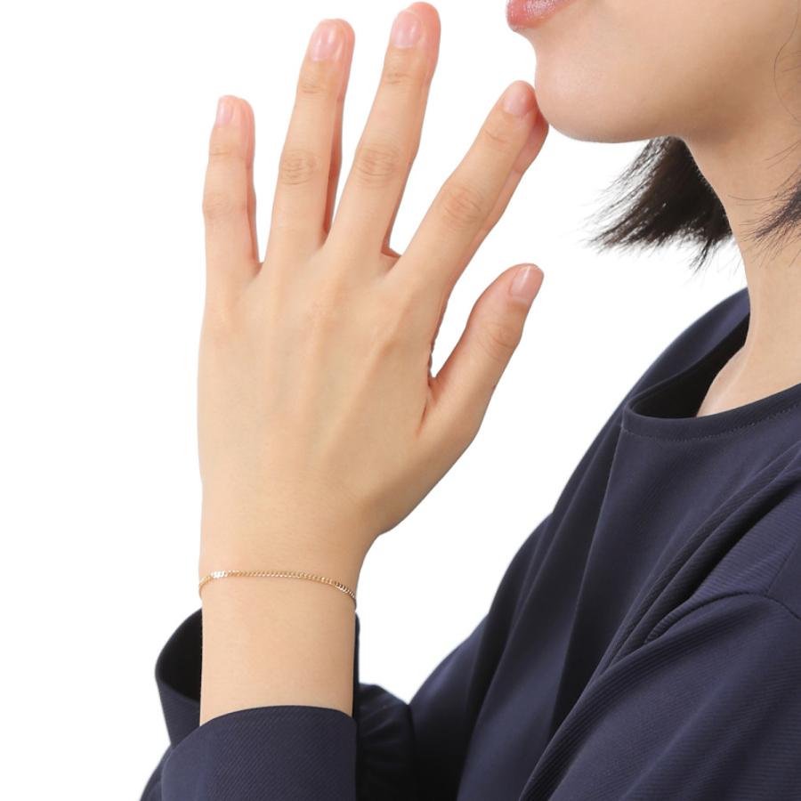 18金 喜平ブレスレット 2面 2g 18cm 造幣局検定 メンズ レディース