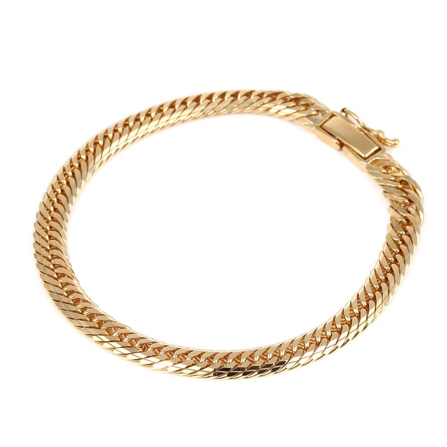 18金 喜平 ブレスレット トリプル Mカット 10g 16cm チェーン 造幣局