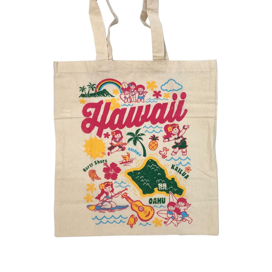 エイティエイティーズ（88TEES） ハワイ トートバッグ サブバッグ 【03