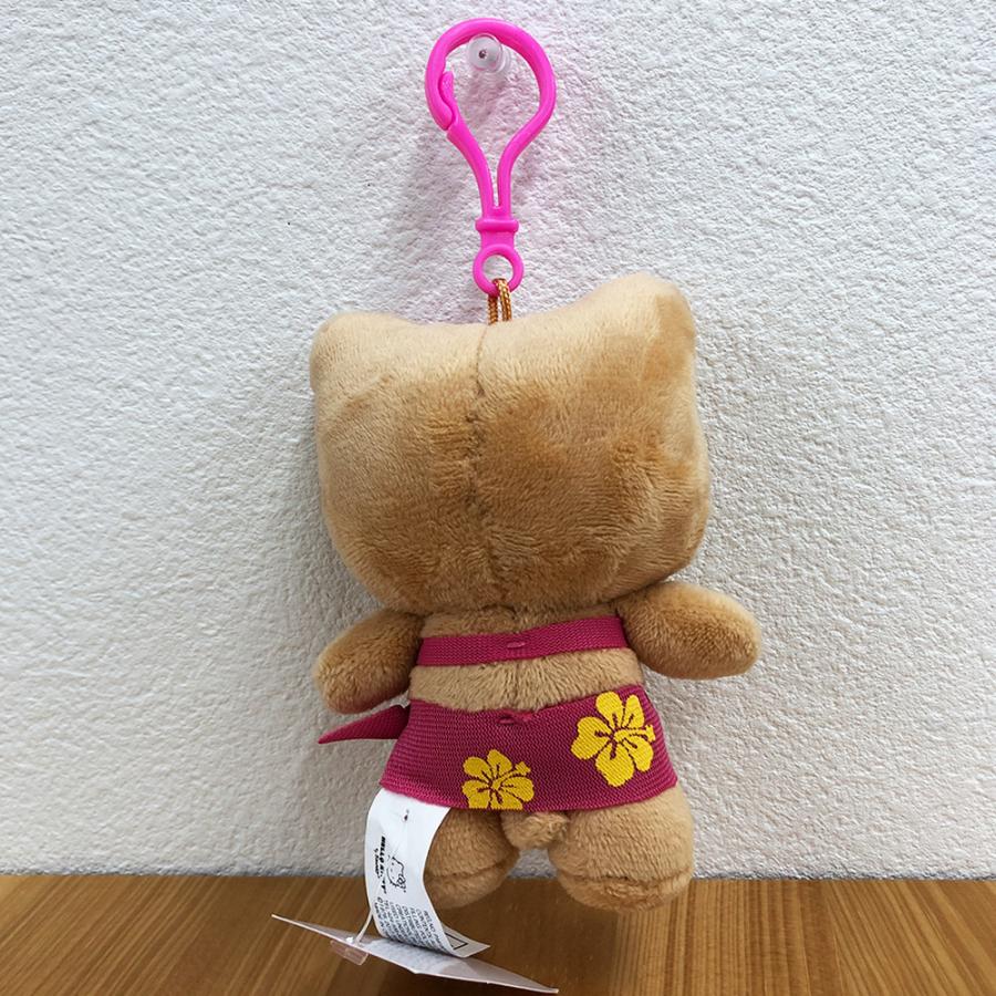 ハローキティ キーホルダー ぬいぐるみ 日焼けキティ ハワイアン雑貨