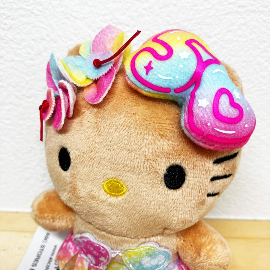 ハローキティ ハワイ雑貨 キーホルダー 日焼けキティ ハワイアン雑貨