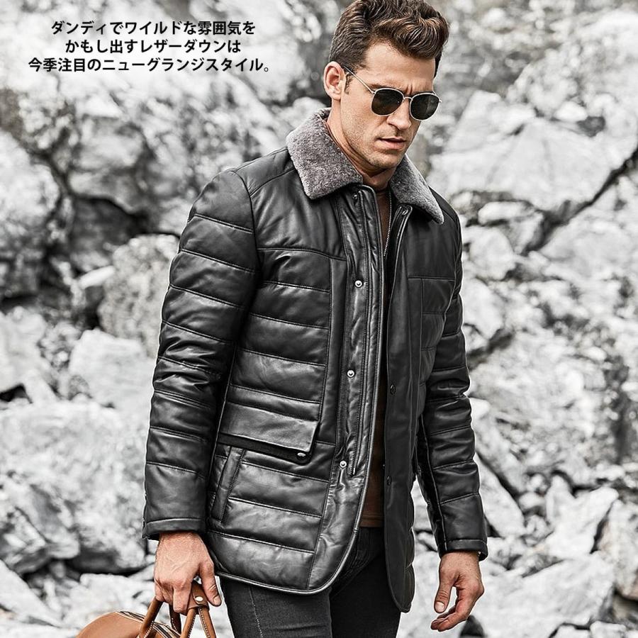 送料無料!】全10サイズ メンズ シープファーカラー ラムスキン