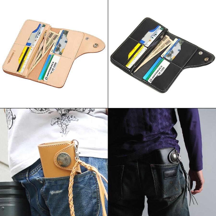 DEGNER/デグナー】レザーロングウォレットハーレー！バイカーズ