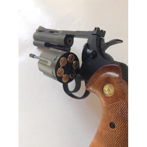 タナカワークス コルトパイソン R-model HW ブラック 4インチ ガスガン