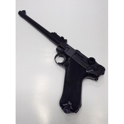 タナカワークス ルガー P08 8インチ R-Type HW ブラック ガスガン ガス