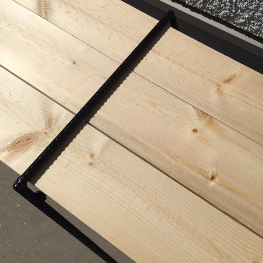 アイアンラック 2段 鉄脚のみ ／ アイアンシェルフ アイアンレッグ