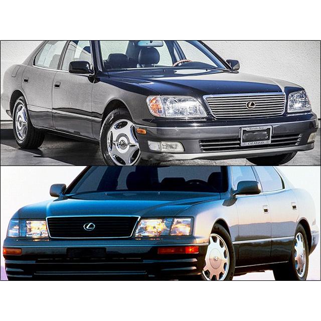 セルシオUCF20/LEXUS/レクサスLS400純正USエンブレム-フロントグリルL