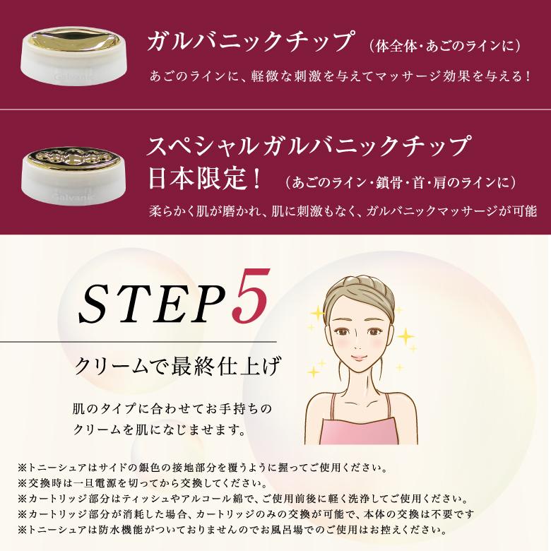 美顔器 トニーシュア TONISURE プラズマ ガルバニック フェイスライン