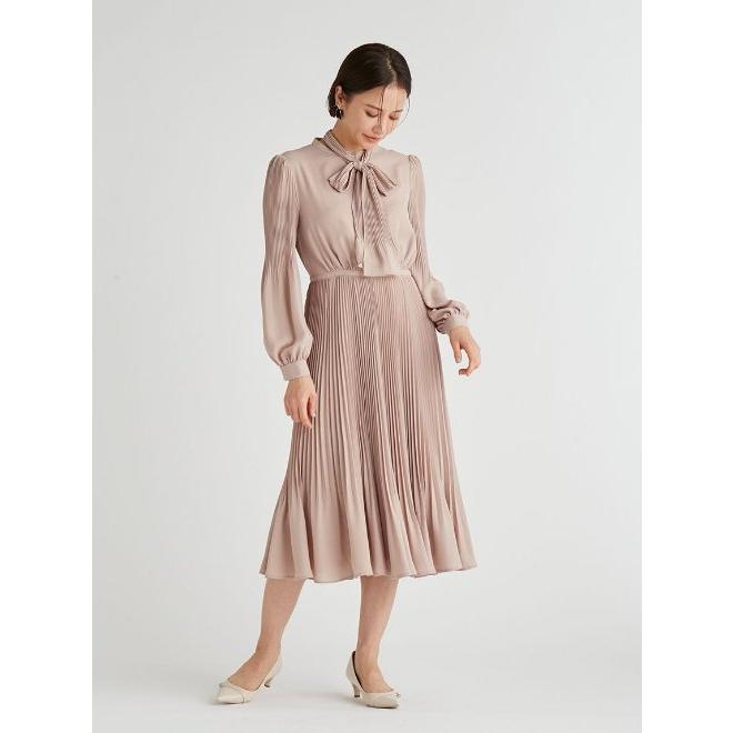 CELFORD（セルフォード） ボウタイプリーツワンピース 23秋冬