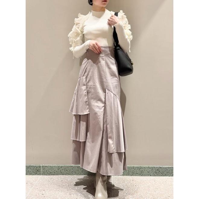 SNIDEL（スナイデル） (セール50%OFF) デザインティアードスカート 24