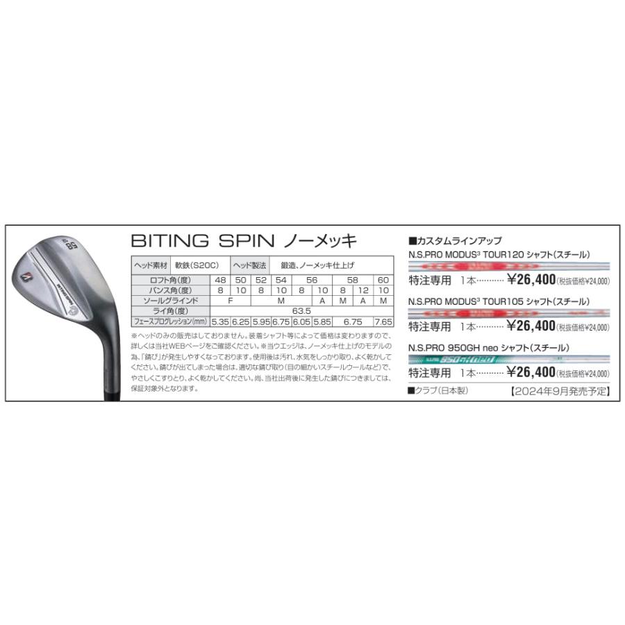 BRIDGESTONE GOLF ブリヂストンゴルフ バイティング スピン ウエッジ