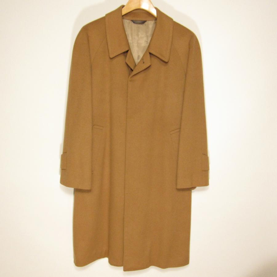 美品 St.Simon イタリア製生地使用 メンズ カシミヤ100% ステンカラー