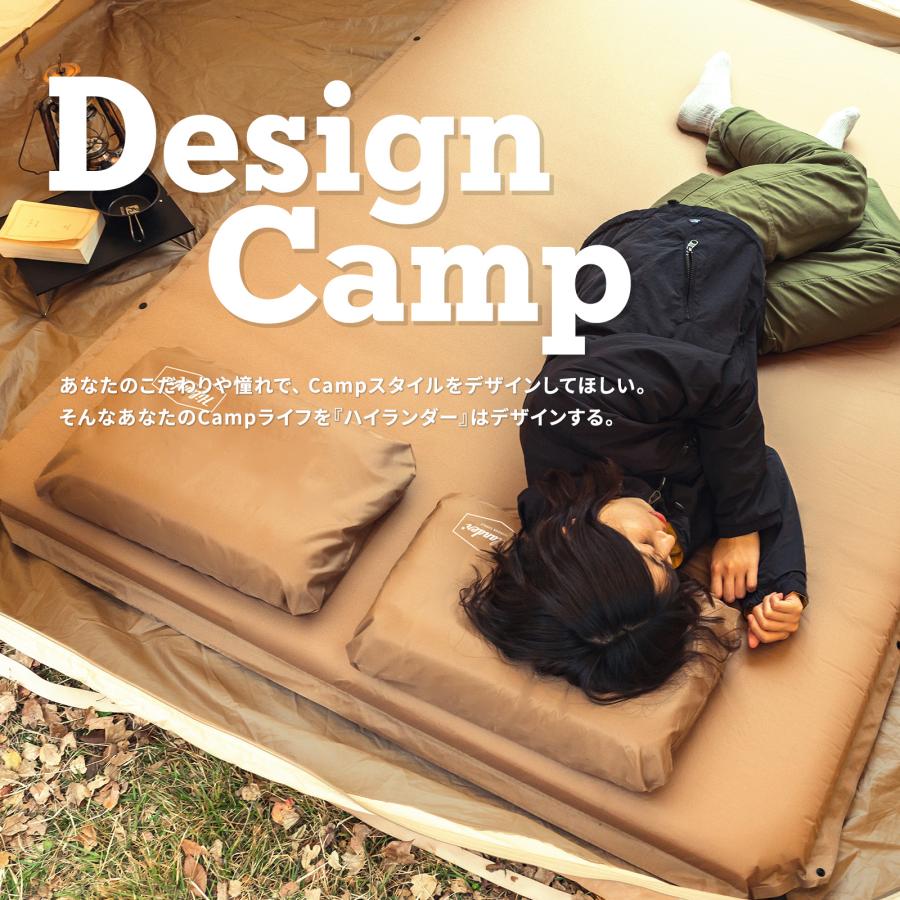 Hilander（ハイランダー） アウトドアマット 8cm インフレーターマット