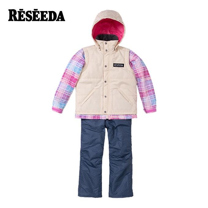 スキーウェア 130〜160cm 上下セット ジュニア 子供 ガールズ 女の子