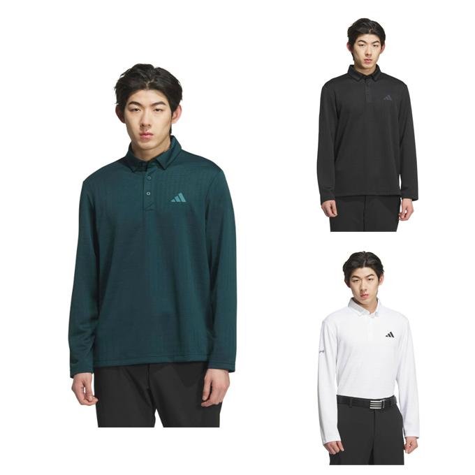 adidas（アディダス） ゴルフウェア ポロシャツ 長袖 メンズ