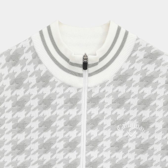 Callaway（キャロウェイ） ゴルフウェア ニットベスト メンズ 千鳥ジャ