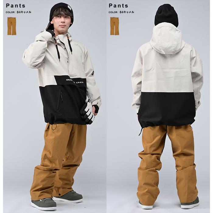 グラバークリーク GRAVER CREEK スノーボードウェア 上下セット メンズ