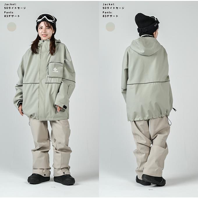 グラバークリーク(GRAVER CREEK) スノーボードウェア 上下セット